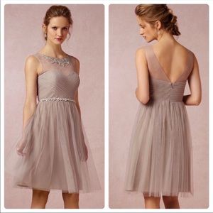 BHLDN Jenny Yoo Collection Chloe Dress Mink Grey